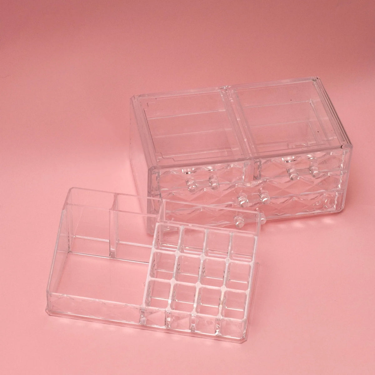 Acrylic makeup organizer
