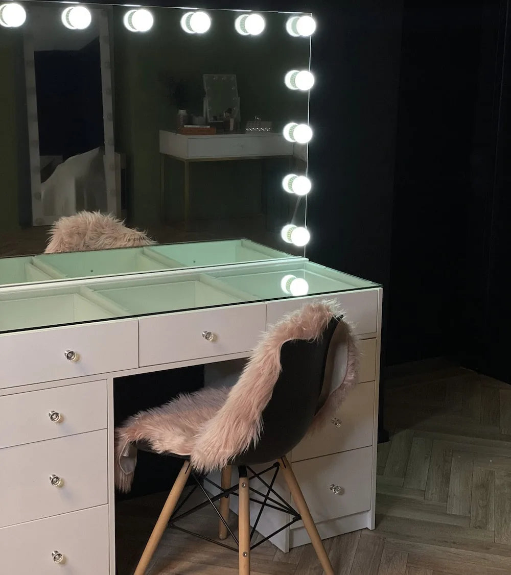 Vanity Table with Mirror & Lights