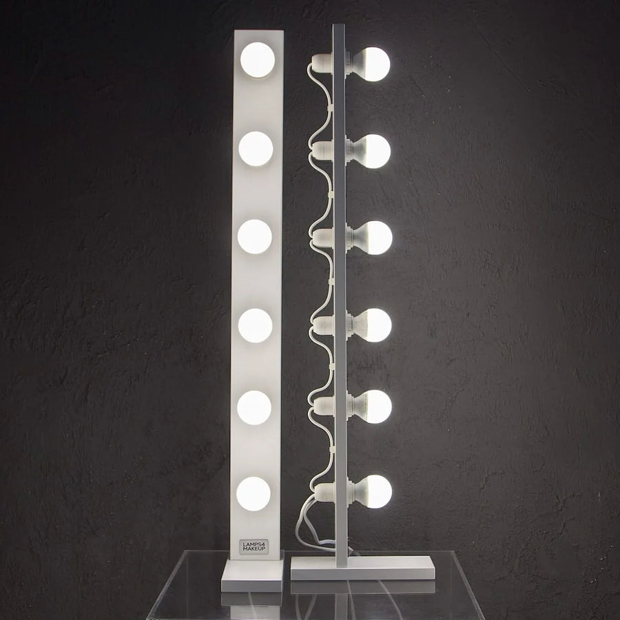 Makeup lights for a vanity mirror