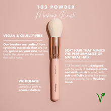 4Makeup Powder makeup brush/103