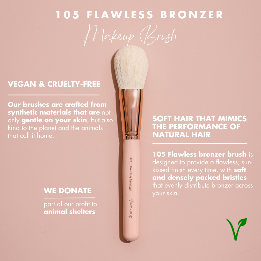 4Makeup Flawless bronzer makeup brush/105