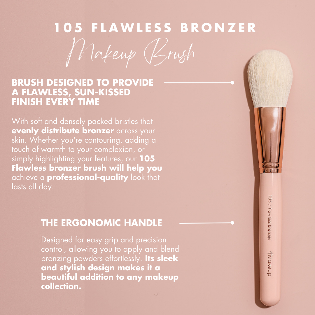 4Makeup Flawless bronzer makeup brush/105