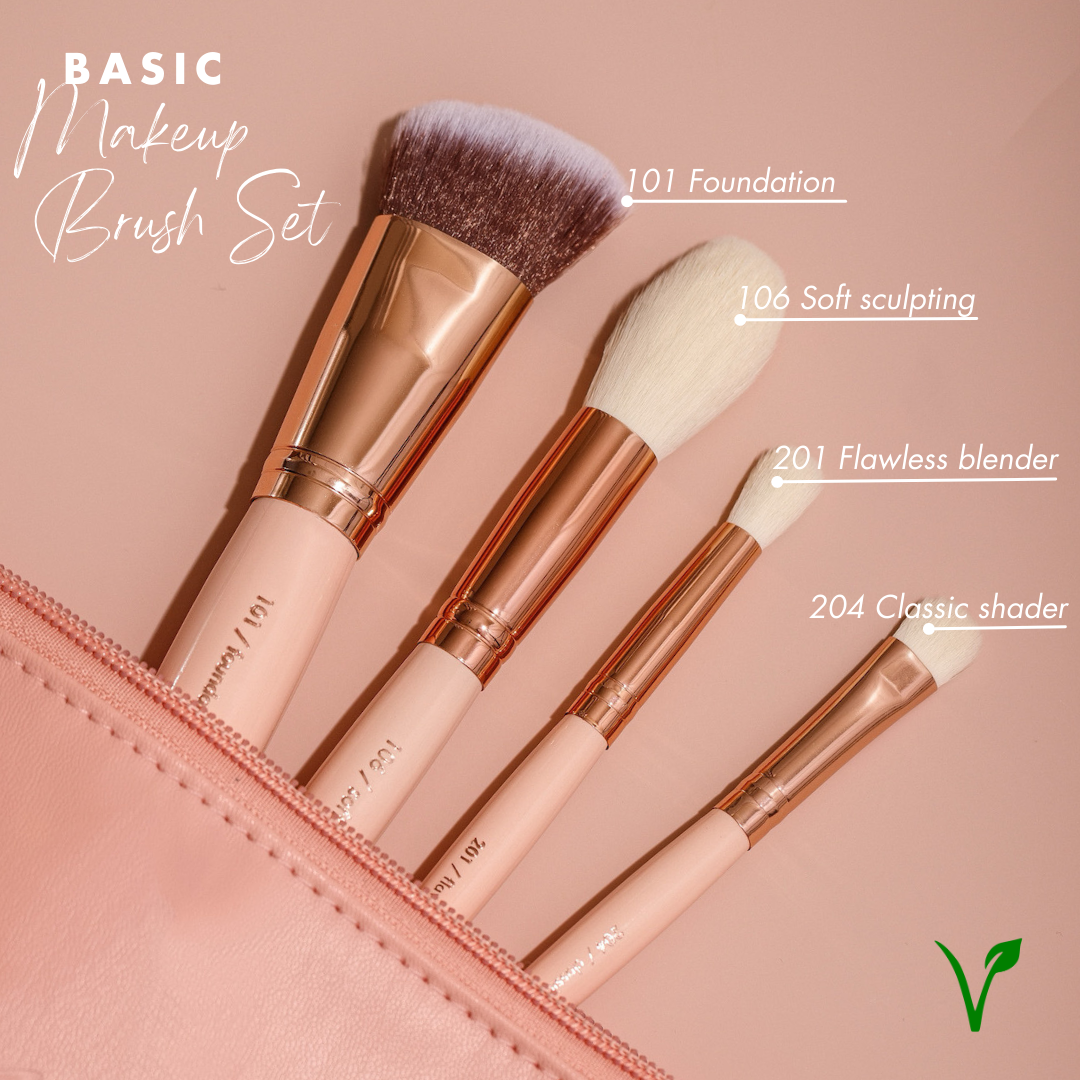4Makeup Basic makeup brush set