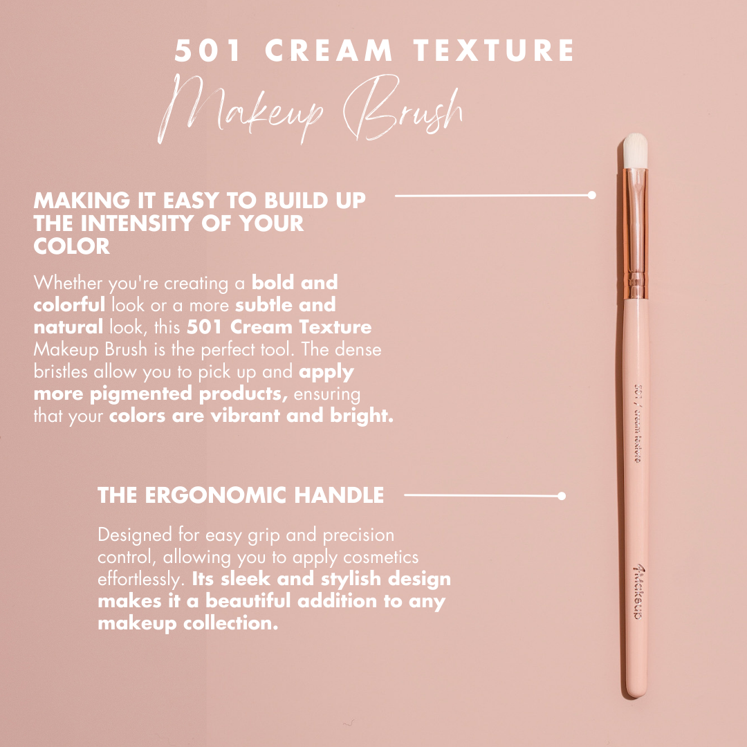 4Makeup Cream texture/501 makeup brush