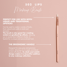 4Makeup lips/502 makeup brush