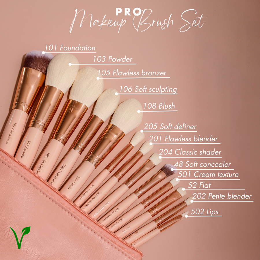 4Makeup PRO makeup brush set