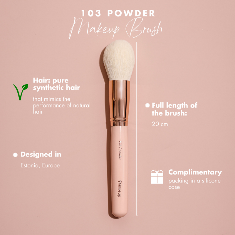 101 Foundation Brush refining foundation around the face