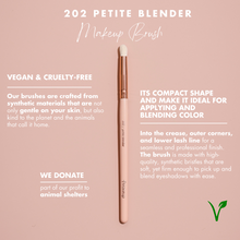 4Makeup petite blender/202 makeup brush