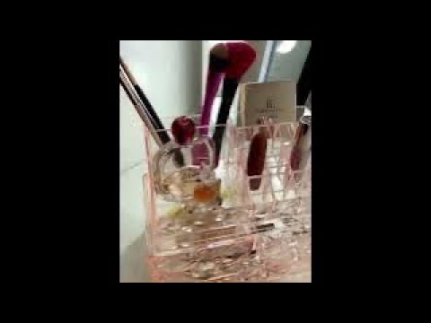 Acrylic makeup organizer