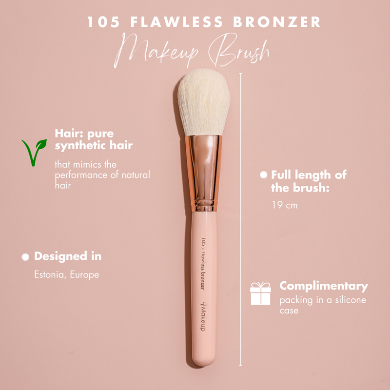 101 Foundation Brush refining foundation around the face